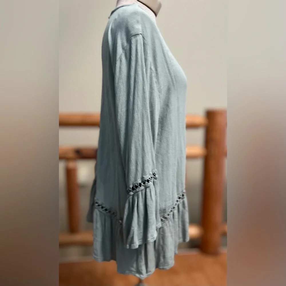 Bobeau Boho Peasant Top